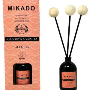 Ambientador Mikado Premium Velver Scents_melocoton_vainilla