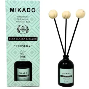 Ambientador Mikado Premium Velvet Scents_rosa_blanca_bambu